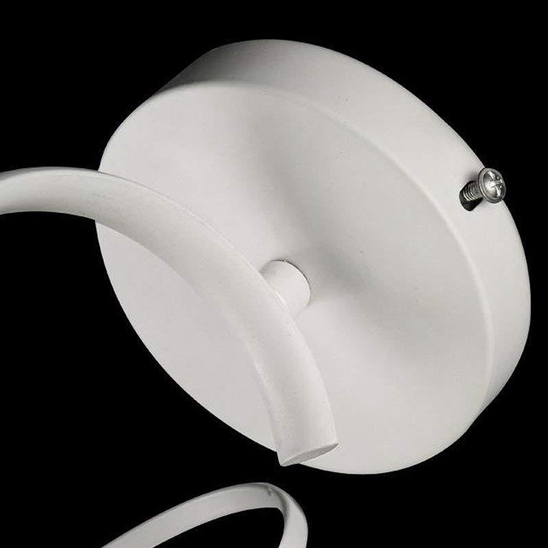 Kids White Wall Light Bare Bulb 1 Head Metal Wall Sconce with Crystal Bead for Hallway