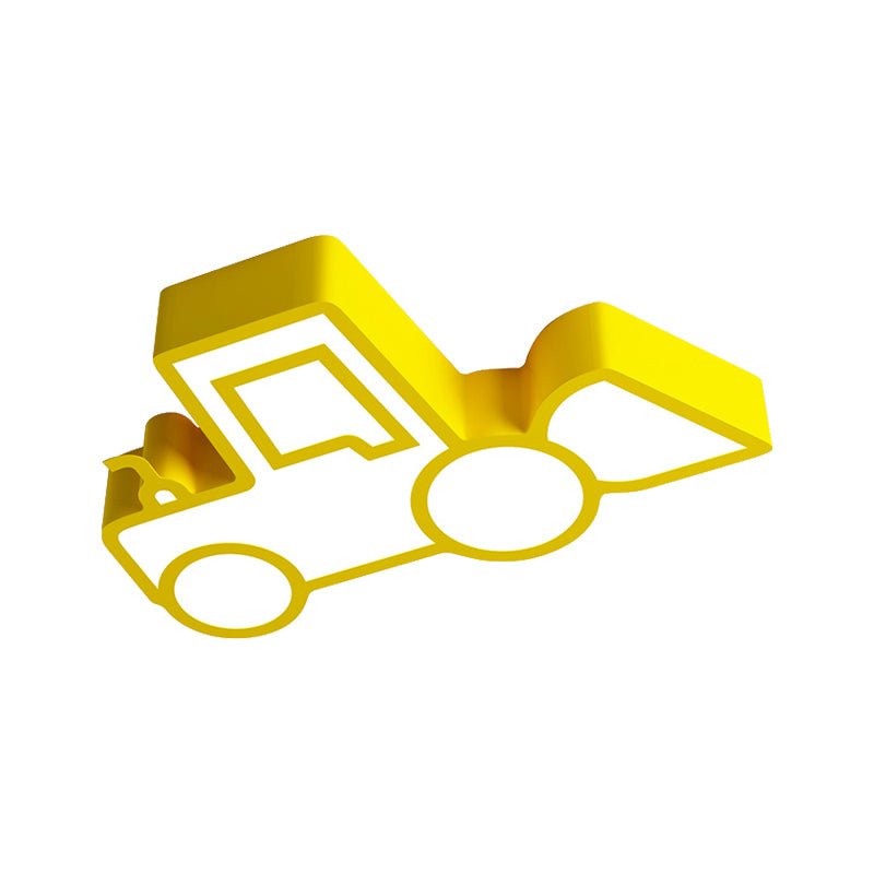 Cartoon Car Ceiling Light Acrylic Flush Mount Ceiling Light for Bedroom