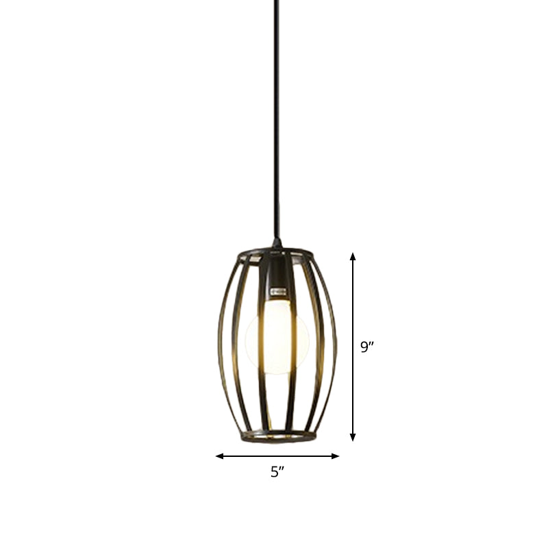 1 bulbo colgante colgante colgante cilindro negro/triángulo/comedor cuadrado luz de suspensión