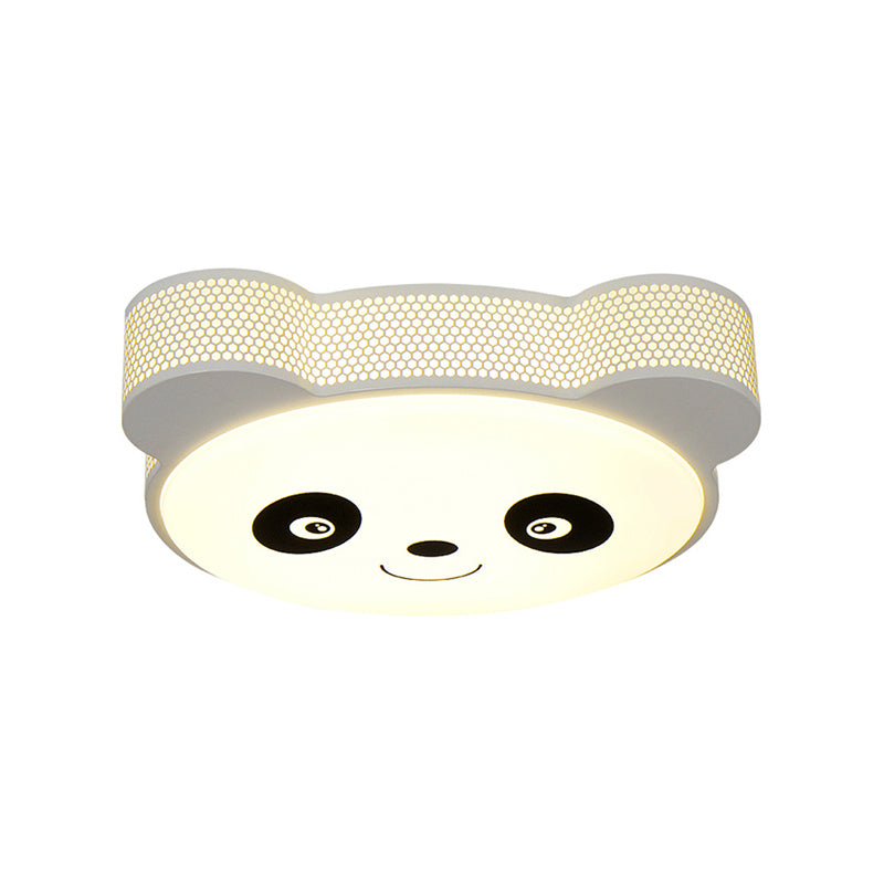 Cartoon Panda Unterputz-Deckenleuchte, Acryl-Deckenleuchte für den Kindergarten