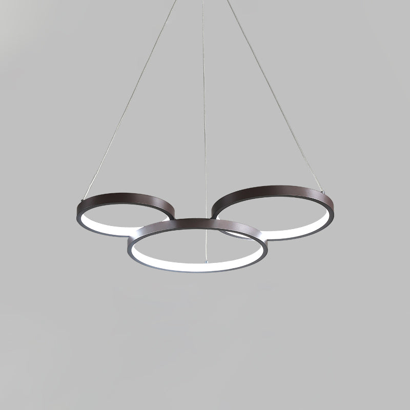 Modernista LED LED CONSIGLIO CONSCIATO CONTENUTO 3/4/5 TIRE ALO ALO LAMPAGGIO A RAMBINO ACCILICO con ombra acrilica