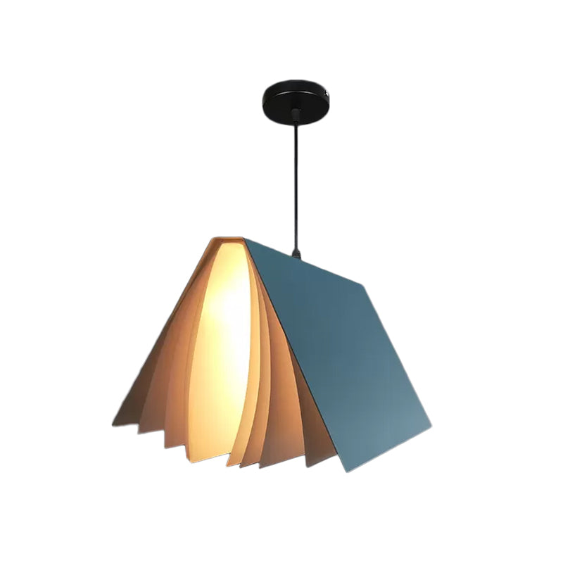 Buchheizende Deckenleichte Nordic Plastik 1-Bulb Wohnzimmer Hanging Lampe in Weiß/Schwarz/Gelb