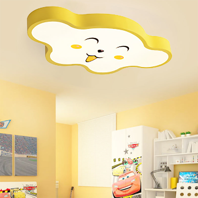 Cloud - Themed Kid Bedroom Massimale Flush Mount Acrylic Cartoon Flush Monte Massimale Light
