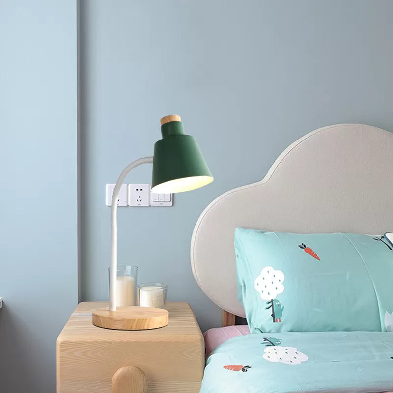 1 Kopfschaufel Schreibtisch Leicht nordische Metallschreibtischlampe für Kinderschlafzimmer