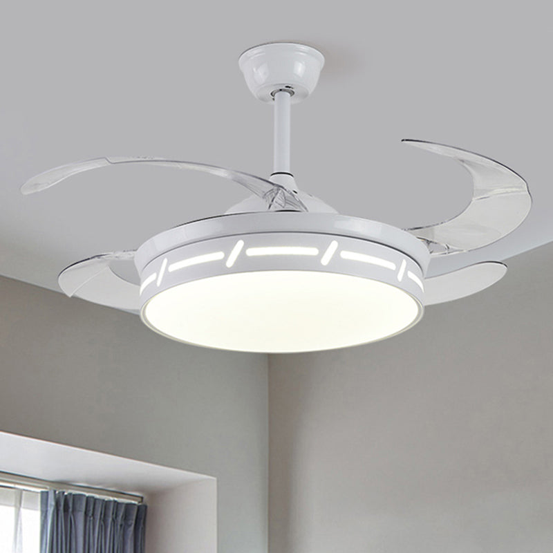 4 Klingen LED Schlafzimmer Halbflus
