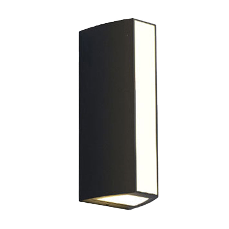 Black Triangle Prism Wall Light Modern Metal Small/Medium/Large LED Flush Mount Wall Sconce in Warm/White Light