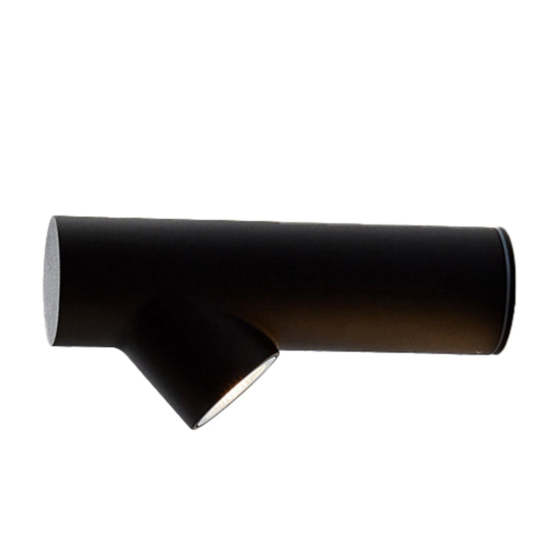 Nordic Tree Pole Wall Lighting Ideas Metal Bedside LED Flush Wall Sconce in Black/Grey/White