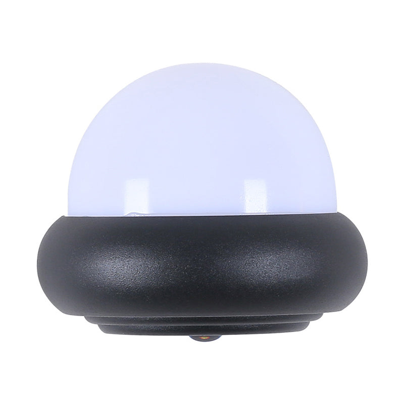 Plastic Ball Flush Murce Galce Contemporary 1/2-Light Black Murn Black Lighting for Patio