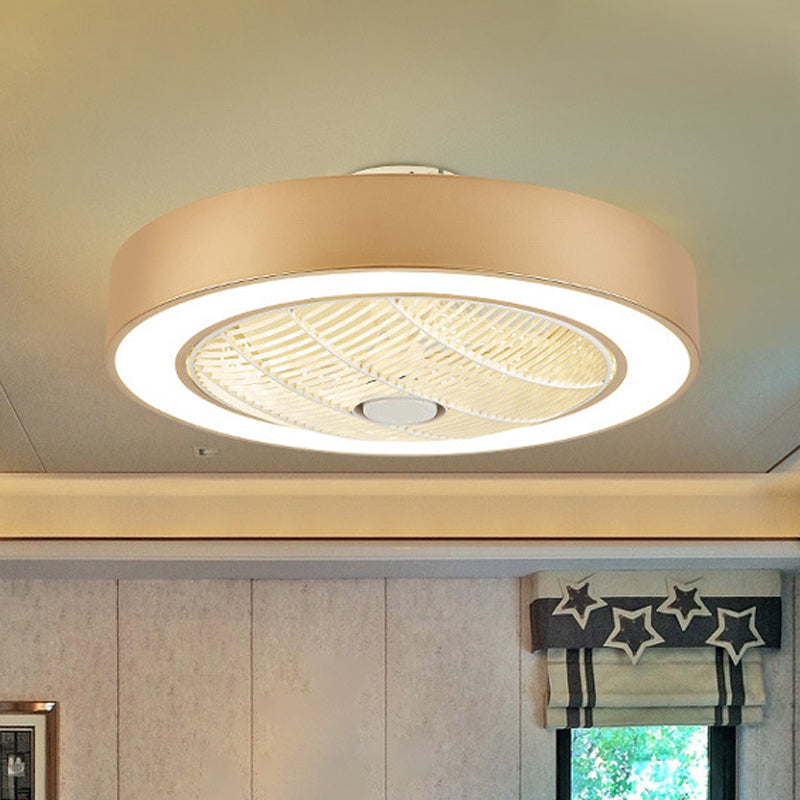 22 "breite nordische LED -Semi -Flush -Mount