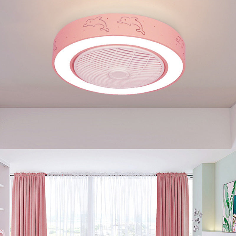 22 "breite nordische LED -Semi -Flush -Mount