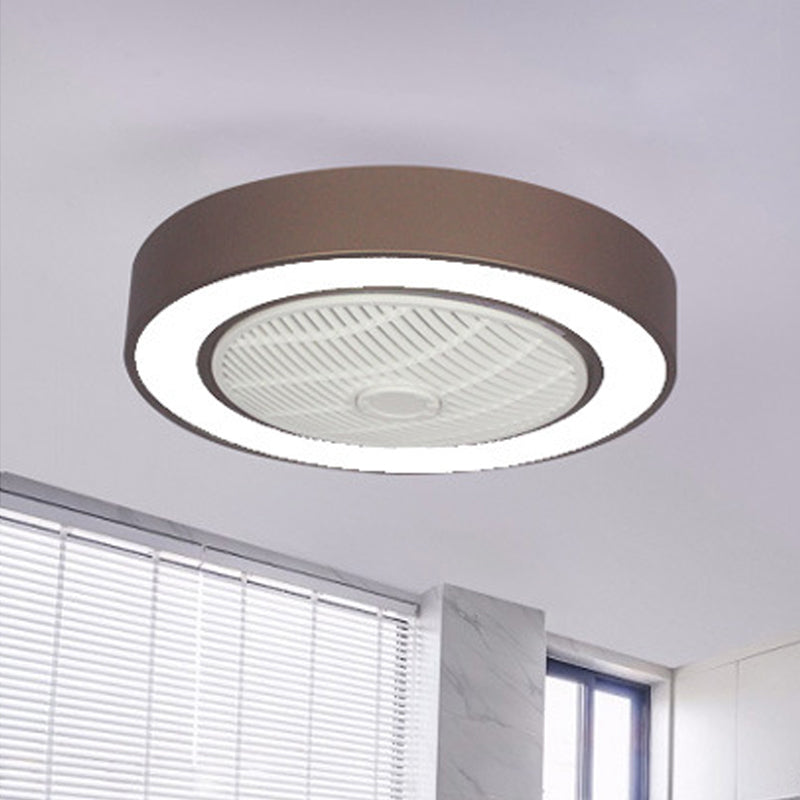 22 "breite nordische LED -Semi -Flush -Mount