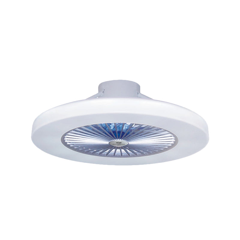 23 "breit kreisförmige halbfläude moderne Acryl -LED -LED -Deckenleuchten mit 6 Klingen
