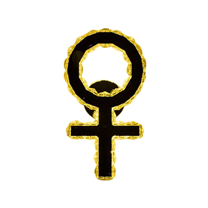 WIFI/Dual C/Loving Heart Hotel Flush Mount Crystal Encrusted Modern LED Wall Sconce Lighting in Gold