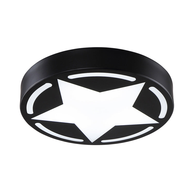 Plafonnier étoile moderne en acrylique, plafonnier encastré pour chambre d'enfant