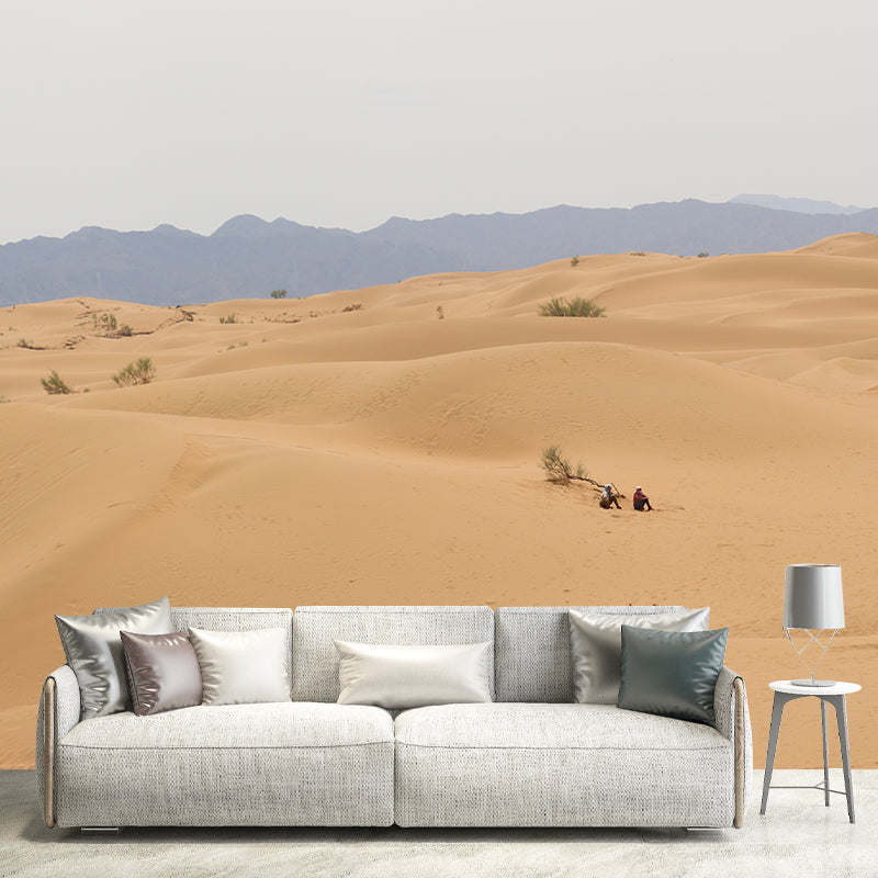 Nature Scenery Desert Mural Wallpaper Modern Non-Woven Wall Art for House Interior