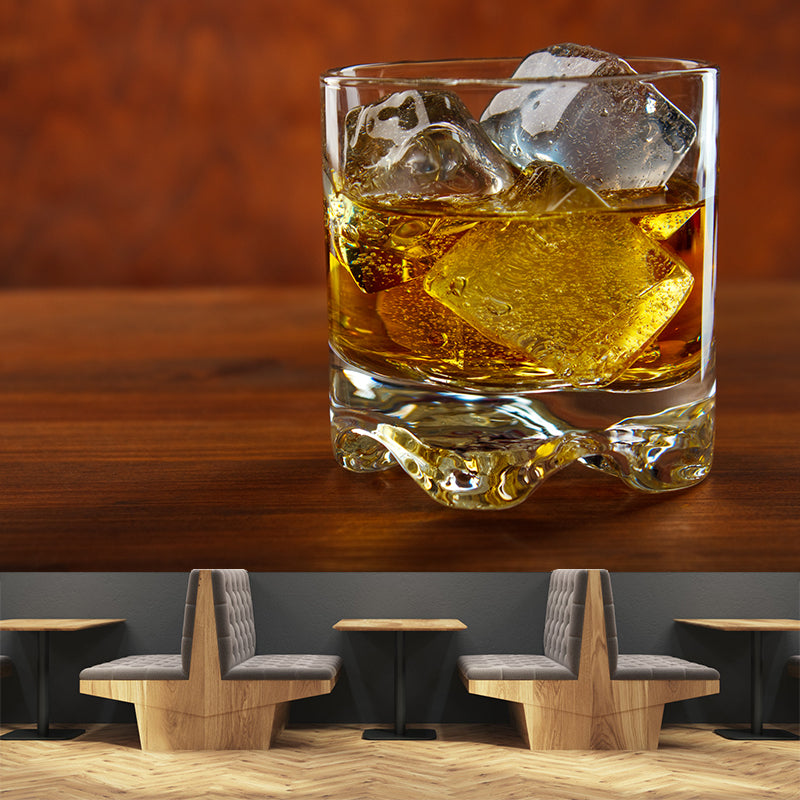 Extra Large Wine Mural Light Color Non-Woven Wall Art for Club Decor, Customised