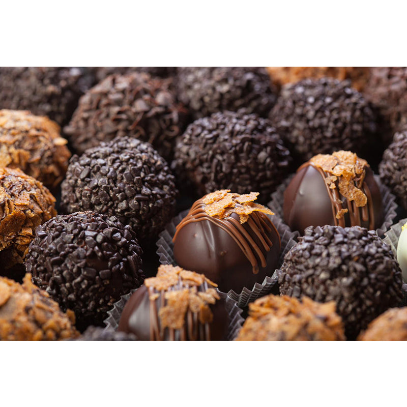 Soft Color Chocolate Painting Mural Decal Modern Stain-Proof Wall Covering for Shop