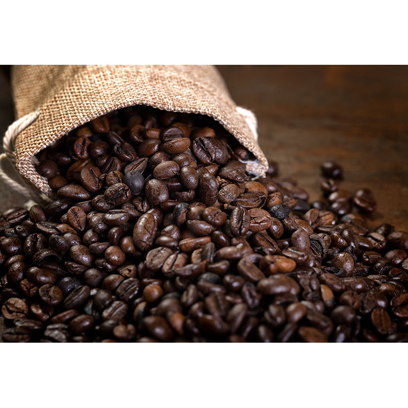 Non-Woven Decorative Wall Mural Modern Coffee Bean Wall Covering, Custom Printed