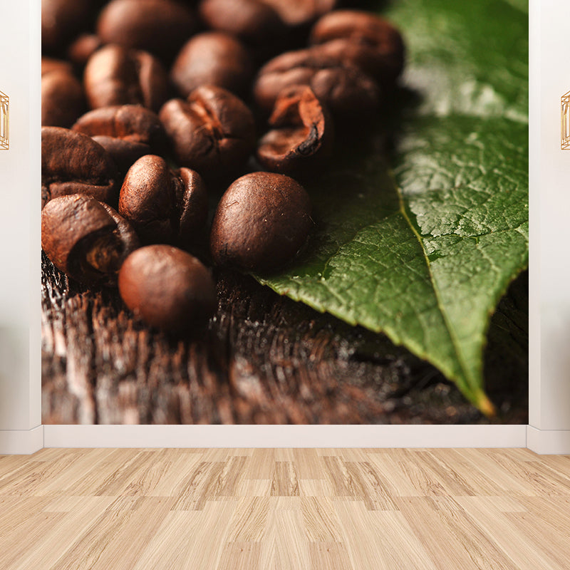 Pastel Color Coffee Bean Mural Decal for Decoration Modern Living Room Wall Decor