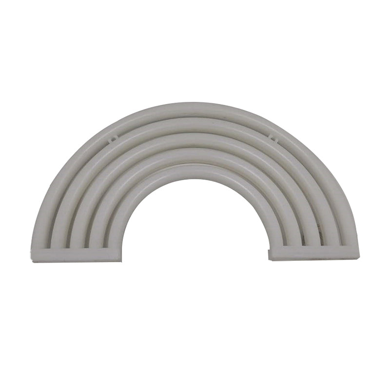 Plastic Rainbow Night Light Modern Style Led White White Wall Night Night Lámpara con cable de enchufe USB