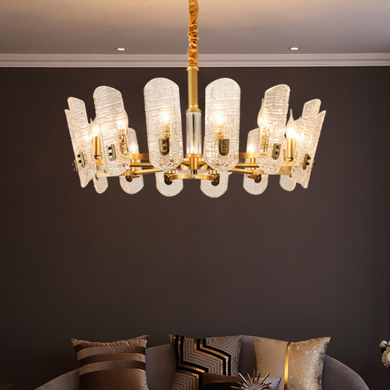 Latón 14/16 cabezas araña posmoderna crujiente cristal