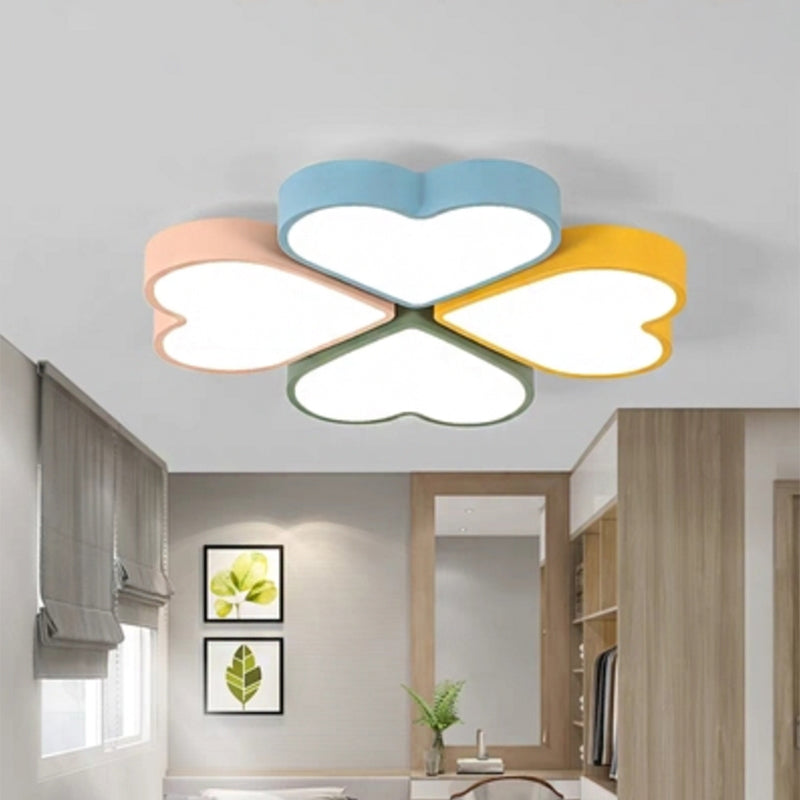 Lampada da incasso a girandola in acrilico Illuminazione contemporanea a LED da incasso in bianco per la cameretta dei bambini