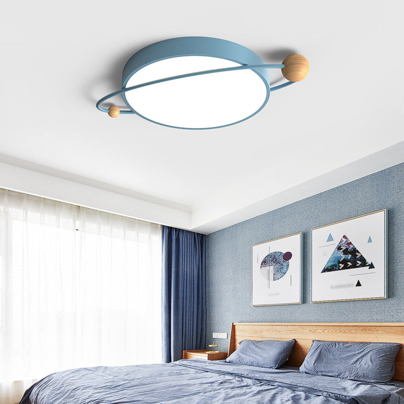 Ringed Planet Acryl-Unterputzleuchte, modernistische LED-Deckenleuchte für Schlafzimmer