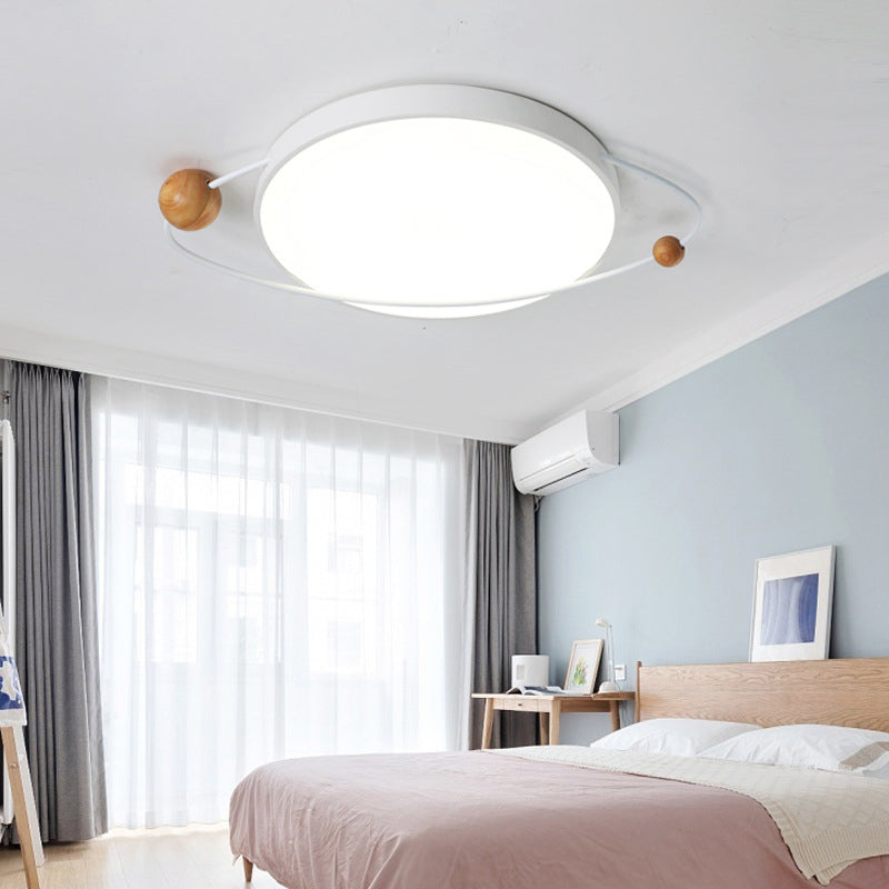 Ringed Planet Acryl-Unterputzleuchte, modernistische LED-Deckenleuchte für Schlafzimmer