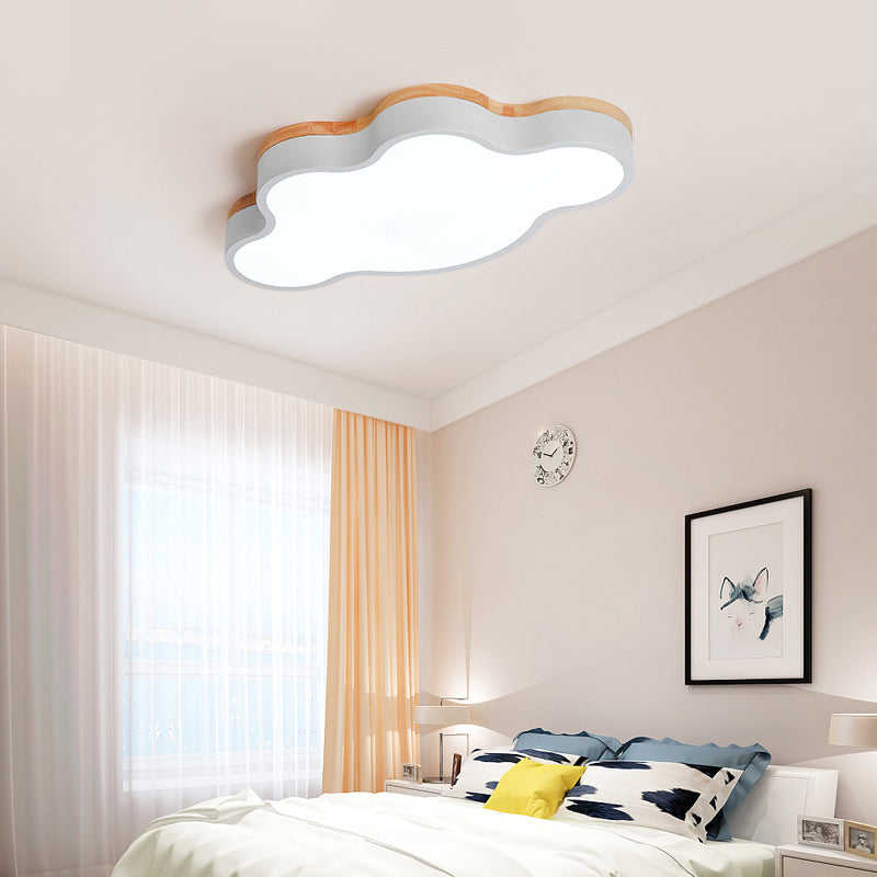 Kreative LED-Einbauleuchte Cloud Deckenleuchte mit Acrylschirm für Babyschlafzimmer