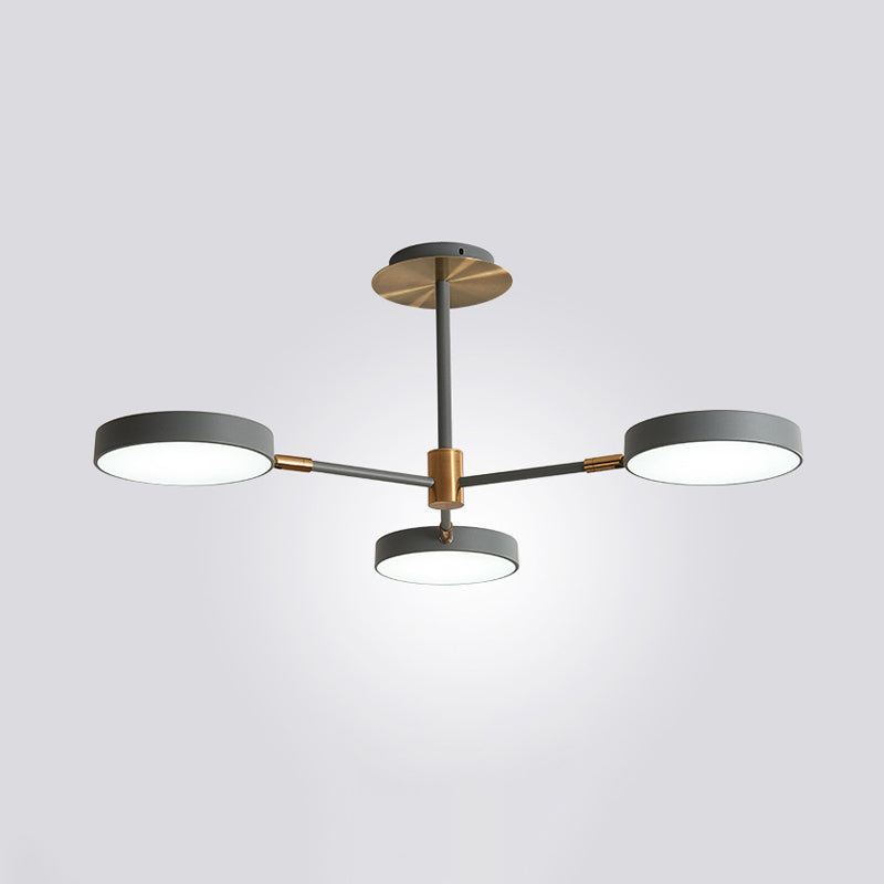 Accrilico a pendente a ciondolo lampadario Apparecchio di illuminazione a sospensione contemporanea con design di sputnik