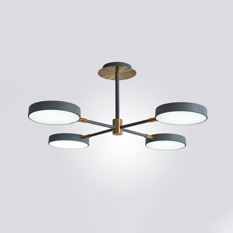 Accrilico a pendente a ciondolo lampadario Apparecchio di illuminazione a sospensione contemporanea con design di sputnik
