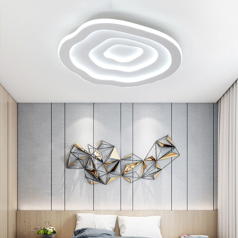 Woonkamer bloem led spoeling licht licht acryl eye-caring witte plafondlamp
