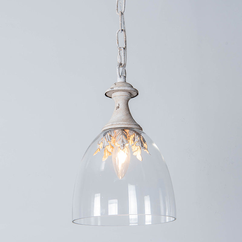 1 Head Metallic Hanging Lamp Kit Traditional Geometrical Dining Room Suspension Pendant Light