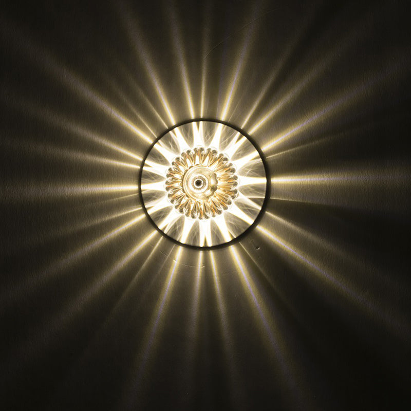 Schüssel-Mini-Unterputzbeleuchtung, moderner Stil, klares Kristall-LED-Gangleuchte in der Nähe der Decke