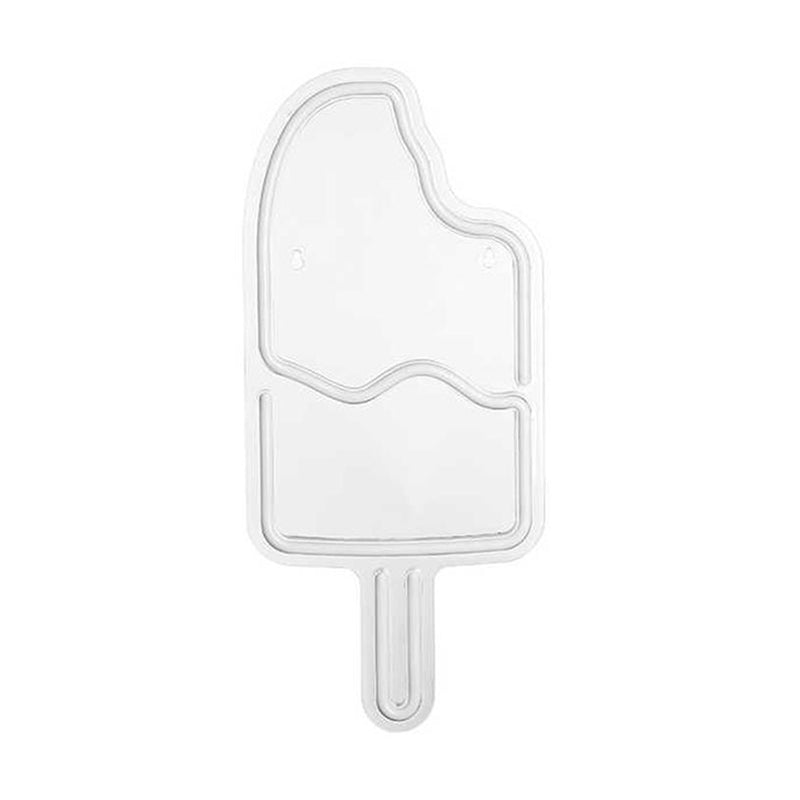 Ice Sucker Bedroom Night Light Plastic Modern Style LED Hanging Night Light in White