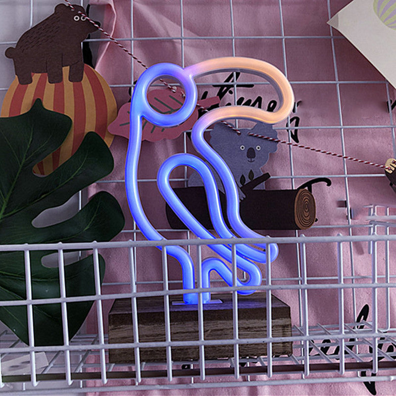 Lampada da tavolo notturna di legno macaron in plastica in plastica comodino in bianco in bianco