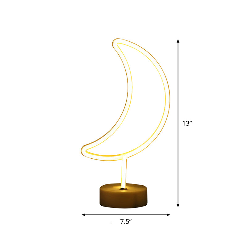 Geometrie Wall Night Light eigentijdse plastic kinderslaapkamer led nachtkastje lamp in het wit