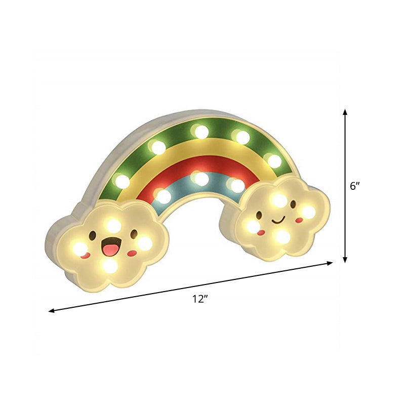 Illuminazione da parete a led camera da letto semplice luce da comodino bianco con tonalità di plastica arcobaleno