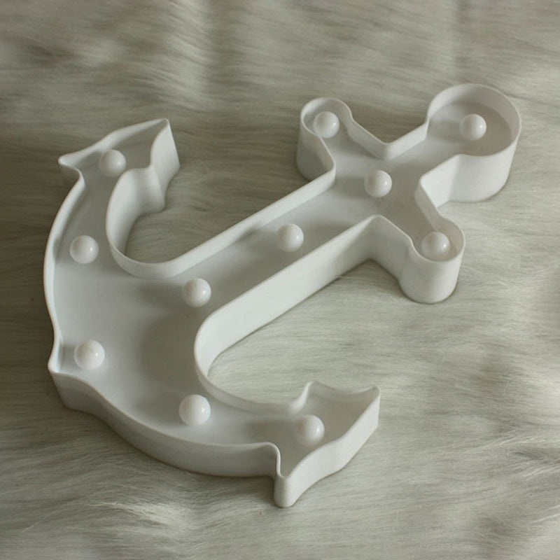 Elemento a vela e illuminazione per comodini in plastica Lampada da parete a led nordica per la camera da letto per bambini