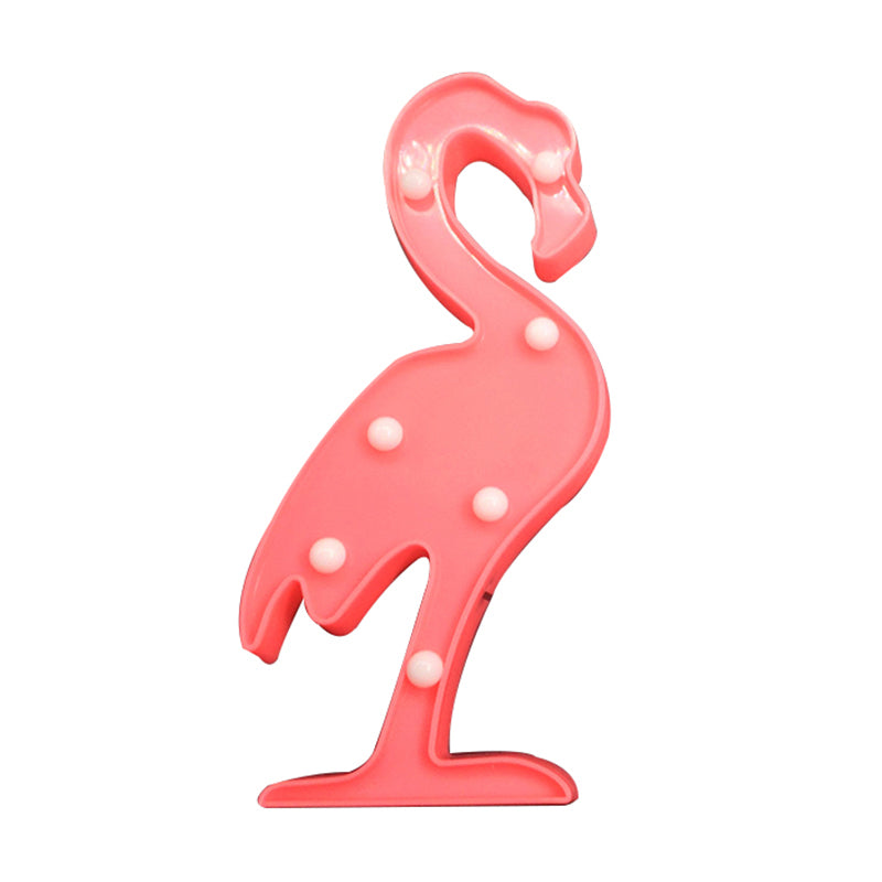 Lampada notturna Flamingo Stile moderno in stile Plastic Rosa batteria a LED LED Night Lighting