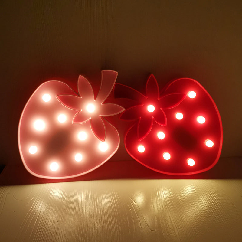 Fruit and Animal Baby Room Night Light Plastic LED Minimalist Nightstand Lighting