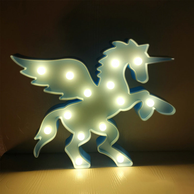 Simputiva illuminazione per animali da comodino di plastica per bambini camera da letto a led lampada