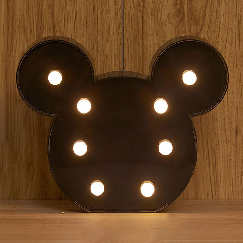 Elemento femminile lampada da notte in plastica a batteria contemporanea a led luce comodini