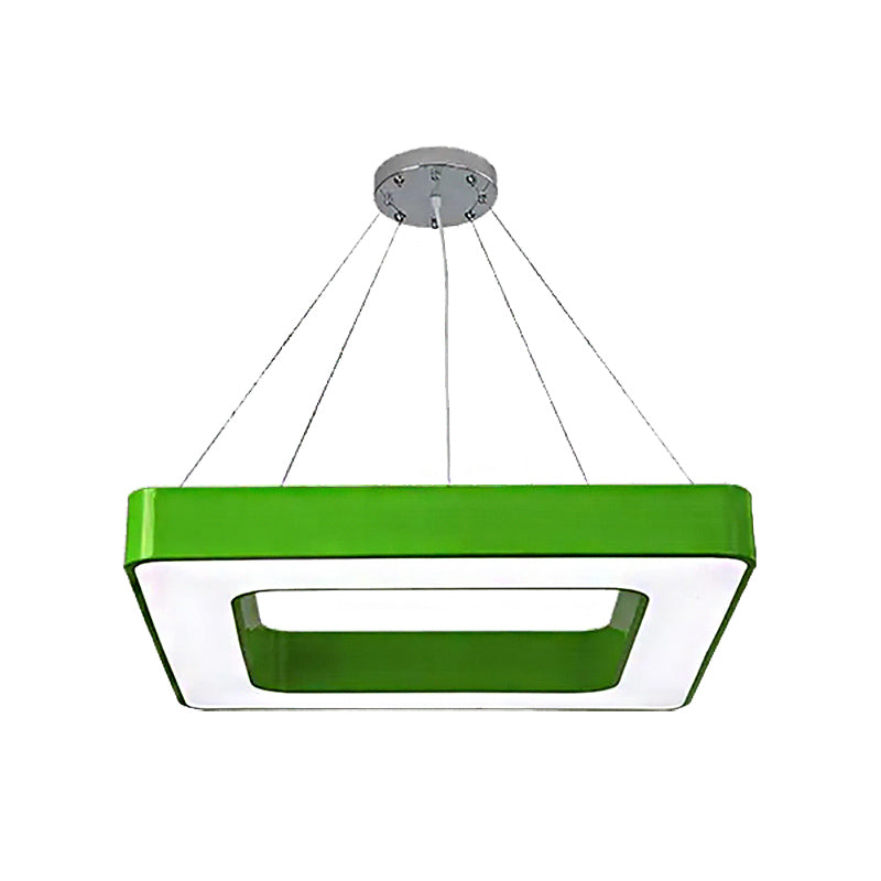 Pendre carré rouge / jaune / vert / vert