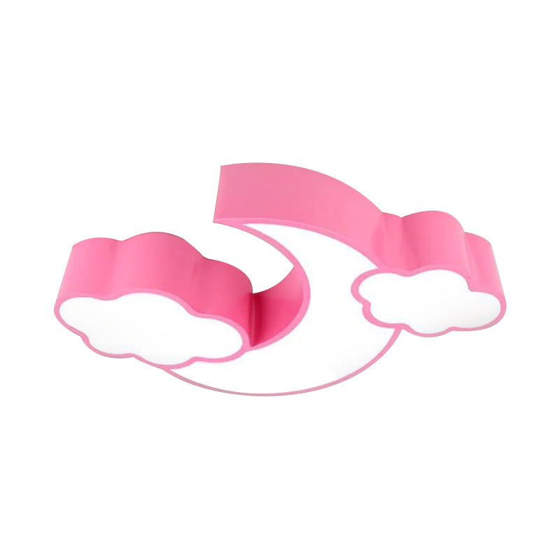 Acryl-Deckenleuchte mit Wolkenmotiv, Cartoon-Unterputz-Deckenleuchte für das Kinderzimmer im Klassenzimmer