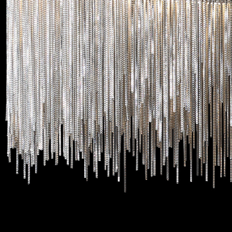 Zilveren fontein wandbevestiging verlichtingsarmatuur eenvoudige LED aluminium wandlamp voor woonkamer