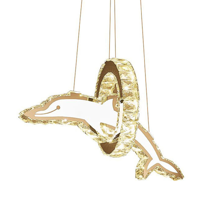 Lampadino a pendente a LED a LED a LEDELIER CRIDINA CRIDO CHRYSL Crystal per sala da pranzo