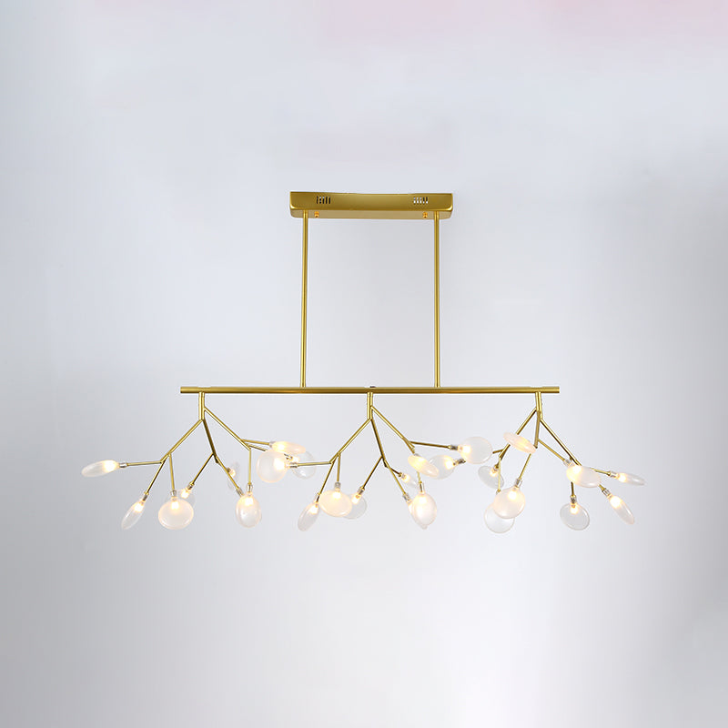 Heracleum Island Candant Light Contemporary Metallic Dining Room Sospension Lampada