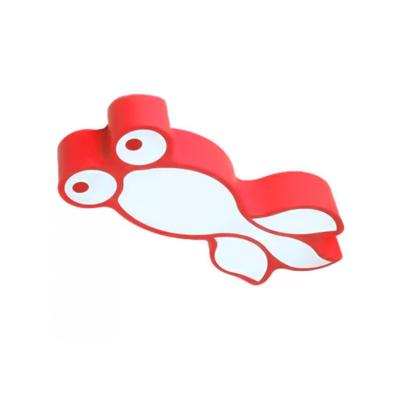 Lámpara de techo Little Goldfish, preciosa lámpara LED de acrílico empotrada para dormitorio de niños y niñas