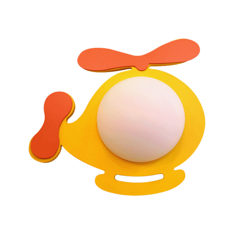 Helicóptero Baby Kid Helicóptero Splicadores de madera Estilo de dibujos animados LED LED